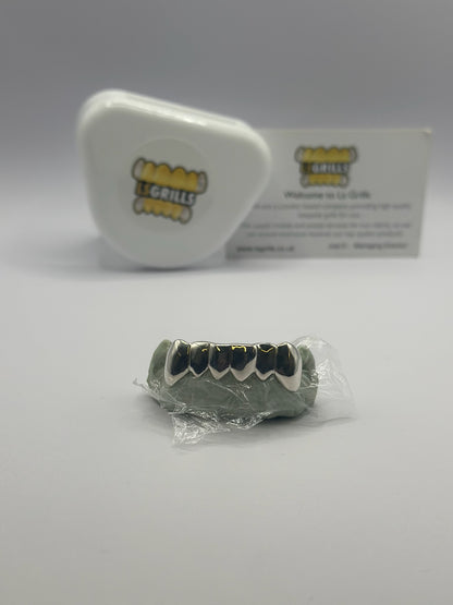 6SET PLAIN GOLD GRILL