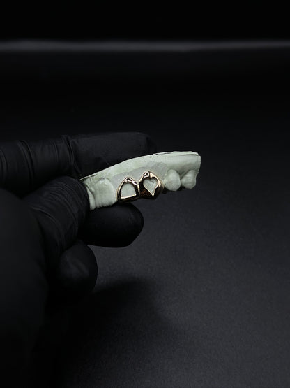 GOLD HEART WITH WINDOW