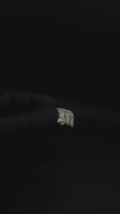 SILVER 925 DIAMONDDUSTCUT CAP