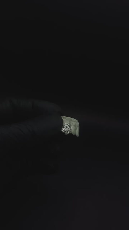SILVER 925 DIAMONDDUSTCUT CAP